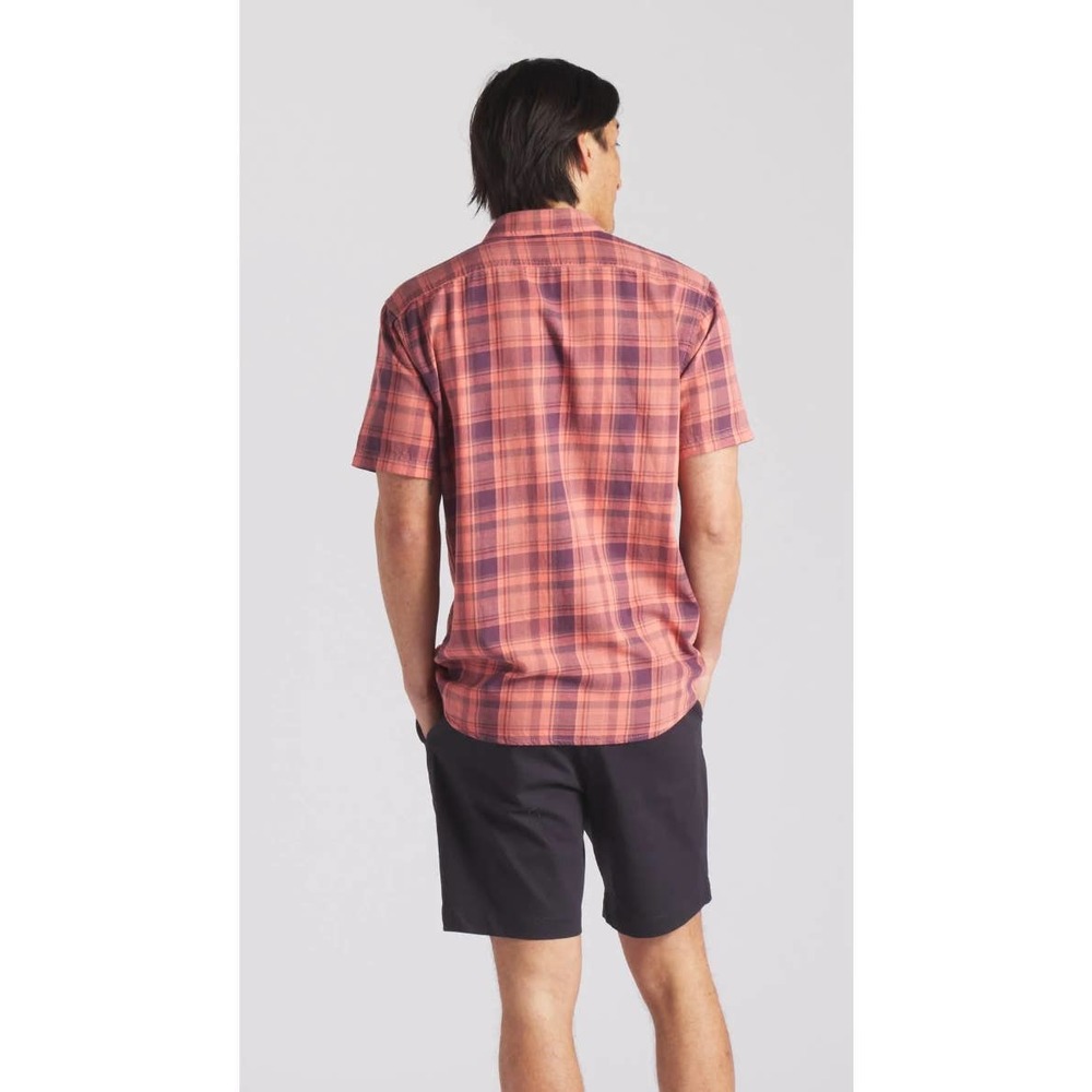 Grayers | Men | Classic Plaids Coral Red SS Button Up Shirt | Size XXL - Picture 12 of 12